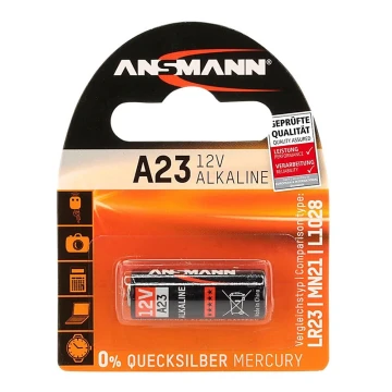 Ansmann 04678 - A 23 - Alkalická baterie A23/LR23/LRV08, 12V