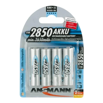 Ansmann 07522 Mignon AA - 4ks nabijecí baterie NiMH/1,2V/2850mAh