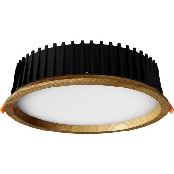 APLED - LED Podhledové svítidlo RONDO WOODLINE LED/18W/230V 3000K pr. 26 cm dub masiv