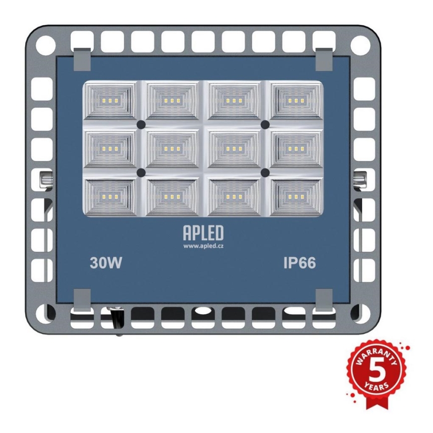 APLED - LED Venkovní reflektor PRO LED/30W/230V  IP66 3000lm 6000K