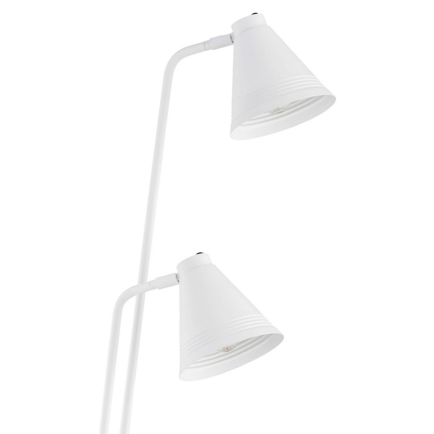 Argon 7076 - Stojací lampa AVALONE 2xE27/15W/230V bílá