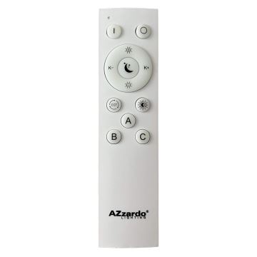Azzardo AZ4993 - LED Stmívatelné stropní svítidlo SANTANA LED/50W/230V hnědá + dálkové ovládání