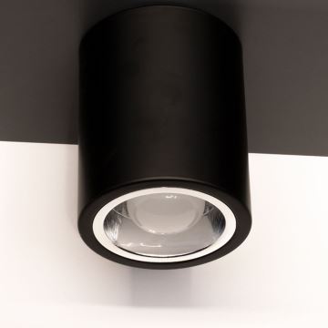 Bodové svítidlo JUPITER 1xE27/20W/230V pr. 13 cm černá