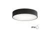 Brilagi - Koupelnové stropní svítidlo CLARE 3xE27/24W/230V pr. 40 cm černá IP54