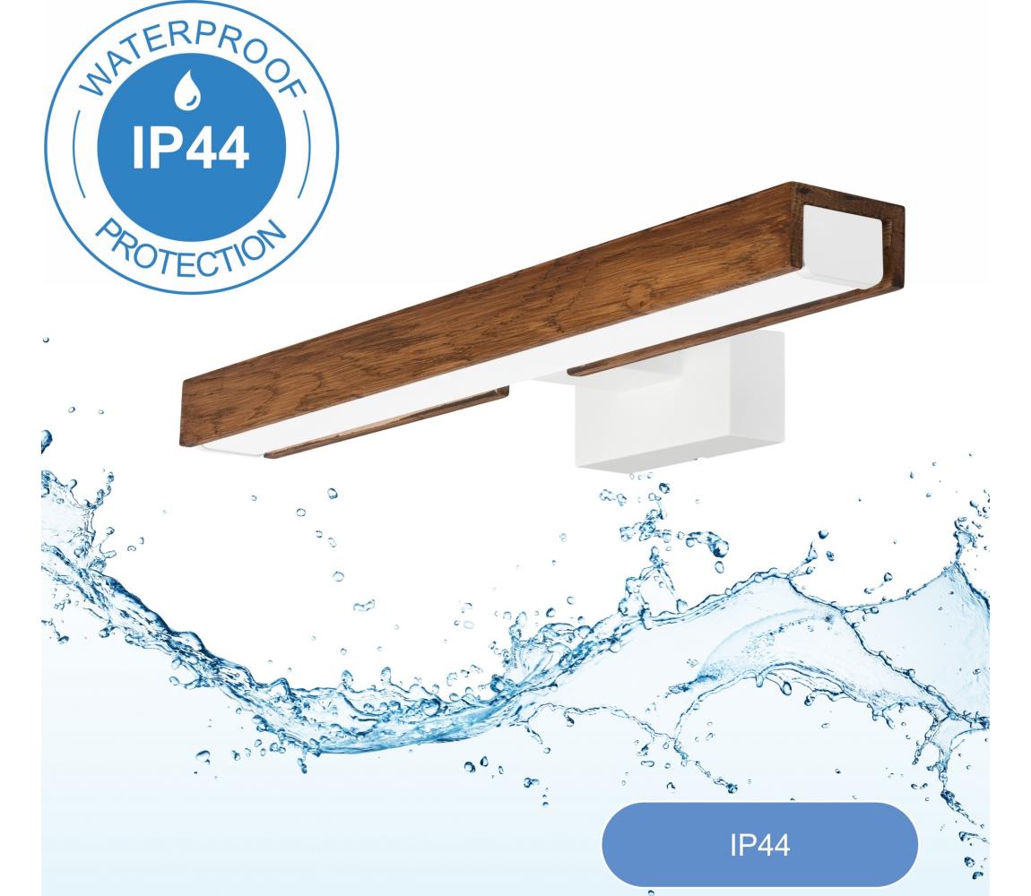 Brilagi Brilagi- LED Koupelnové osvětlení zrcadla WOODY MIRROR LED/8W/230V IP44 dub/bílá