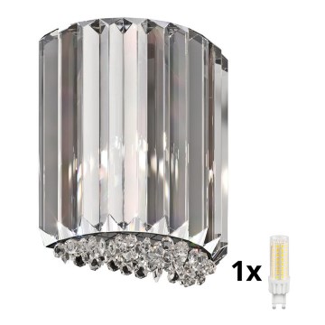Brilagi - LED Křišťálové nástěnné svítidlo GLAMOUR 1xG9/42W/230V