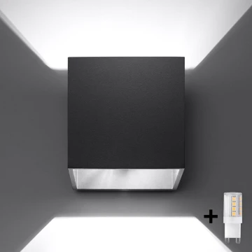 Brilagi -  LED Nástěnné bodové svítidlo MURO 1xG9/4W/230V černá