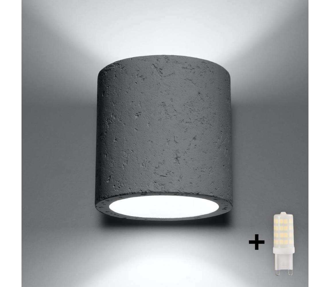 Brilagi Brilagi -  LED Nástěnné svítidlo FRIDA 1xG9/3,5W/230V beton 