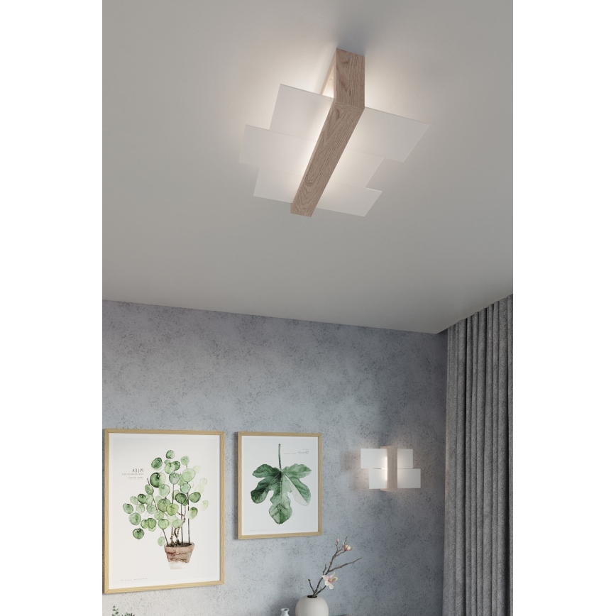 Brilagi -  LED Nástěnné svítidlo HERA 1xE27/7,5W/230V dřevo