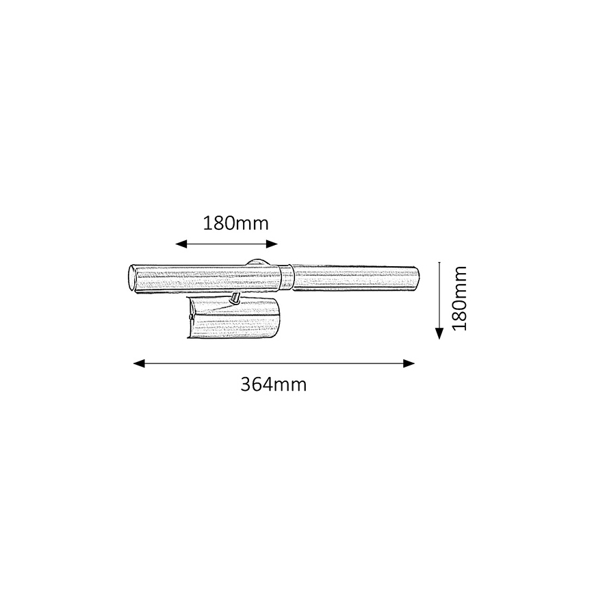 Brilagi - LED Obrazové svítidlo DANAE 2xE14/6W/230V bílá