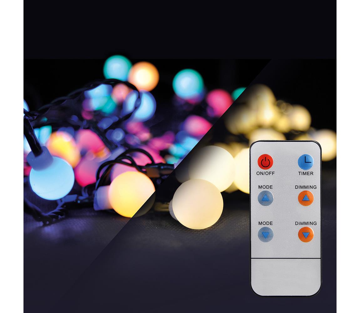 Brilagi Brilagi - LED RGBW Vánoční venkovní řetěz 100xLED/8 funkcí 15m IP44 + DO BG0377