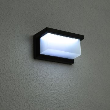 Brilagi - LED Solární nástěnné svítidlo se senzorem BRICK LED/12W/5,5V IP65