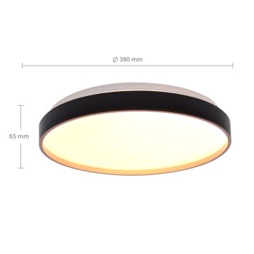 Brilagi - LED Stmívatelné stropní svítidlo CALA LED/48W/230V 3000-6500K pr. 38 cm + dálkové ovládání