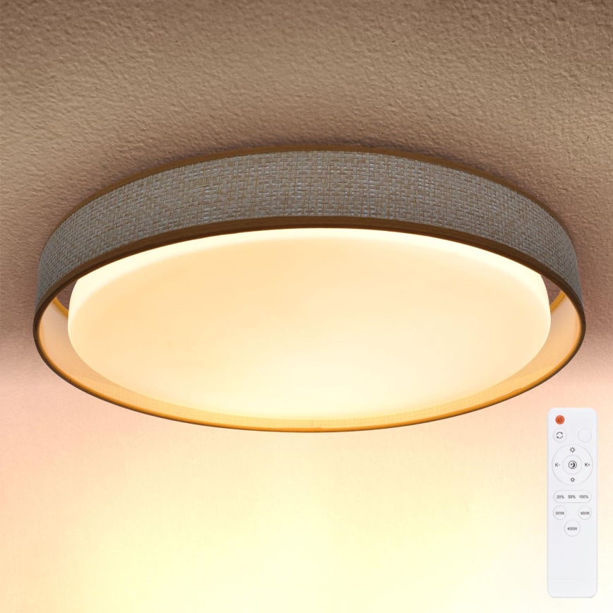 Brilagi - LED Stmívatelné stropní svítidlo KIANIA LED/48W/230V 3000-6500K pr. 43 cm + dálkové ovládání