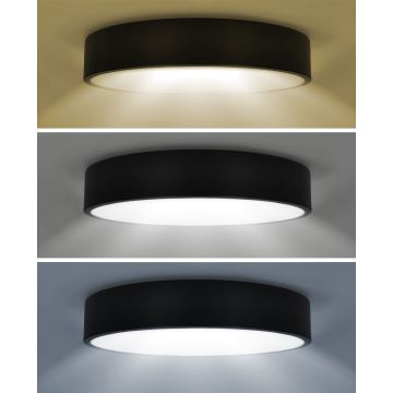 Brilagi - LED Stmívatelné stropní svítidlo POOL SMART LED/60W/230V 50 cm 3000-6000K Wi-Fi Tuya + dálkové ovládání černá