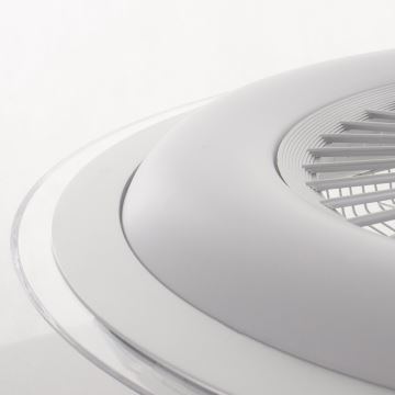 Brilagi - LED Stmívatelné svítidlo s ventilátorem RONDA LED/48W/230V 3000-6000K stříbrná + dálkové ovládání