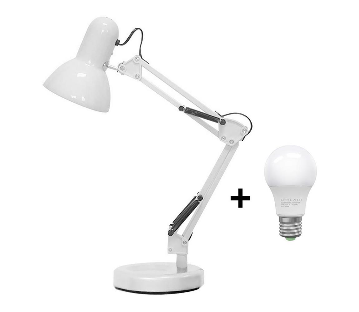 Brilagi Brilagi - LED Stolní lampa ROMERO 1xE27/10W/230V bílá 