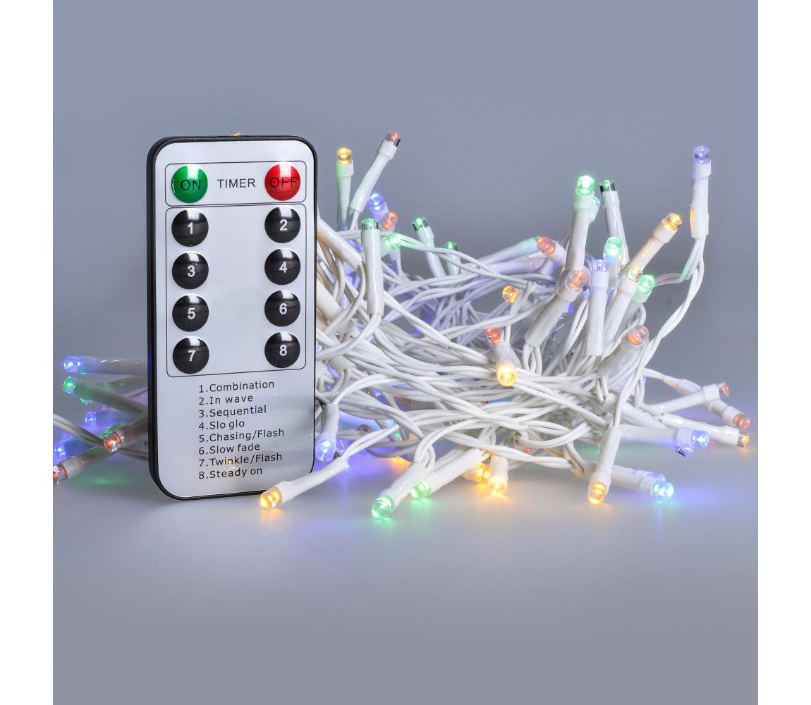 Brilagi Brilagi - LED Vánoční venkovní řetěz 120xLED/8 funkcí 9,5m IP44 multicolor + DO BG0426