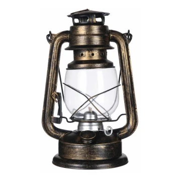 Brilagi - Petrolejová lampa LANTERN 28 cm měděná