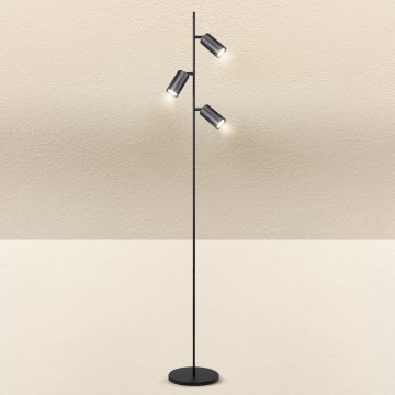 Brilagi - Stojací lampa SELE 3xGU10/30W/230V černá