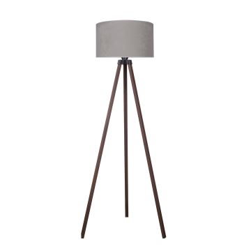 Brilagi - Stojací lampa VELVET 1xE27/60W/230V hnědá/šedá