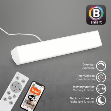 Brilo - LED RGBW Stmívatelná stolní lampa LED/9W/230V 3000-6500K Wi-Fi Tuya + dálkové ovládání