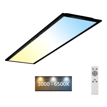 Brilo - LED Stmívatelné stropní svítidlo PIATTO LED/24W/230V 3000-6500K 100x25 cm + dálkové ovládání