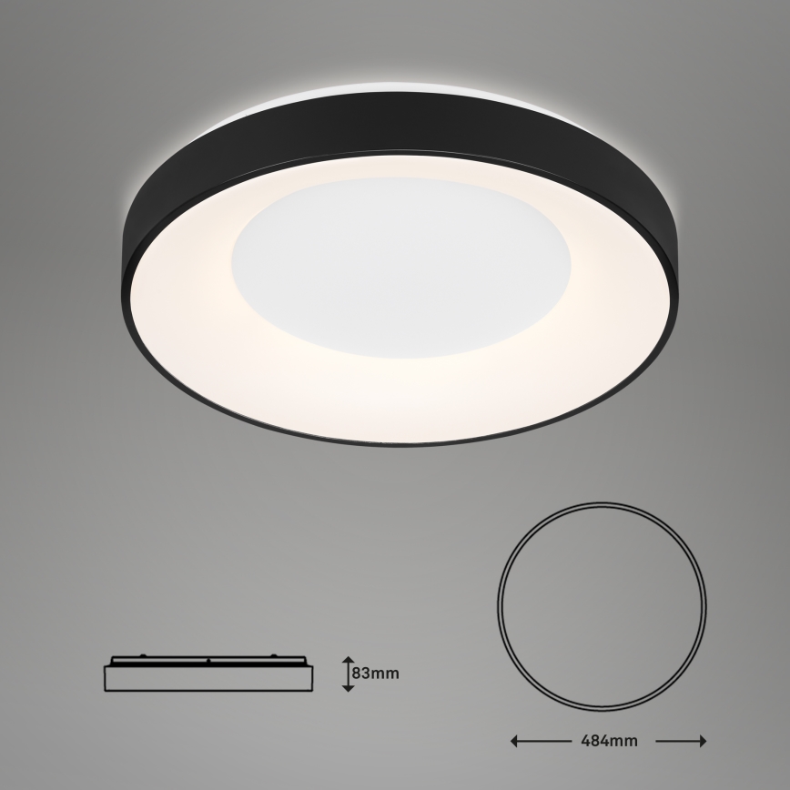 Brilo - LED Stmívatelné stropní svítidlo RONDO LED/36W/230V 3000-6500K + dálkové ovládání