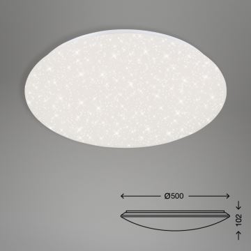 Brilo - LED Stmívatelné stropní svítidlo STARRY SKY LED/40W/230V 3000-6000K + dálkové ovládání