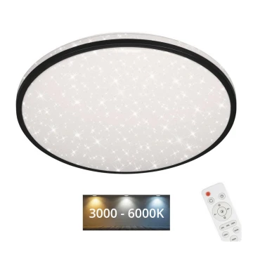 Brilo - LED Stmívatelné stropní svítidlo STARRY SKY LED/48W/230V 3000-6000K + dálkové ovládání