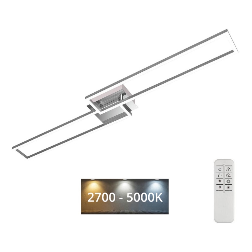 Brilo - LED Stmívatelný přisazený lustr FRAME 2xLED/20W/230V 2700-5000K + dálkové ovládání