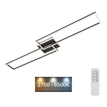 Brilo - LED Stmívatelný přisazený lustr FRAME 2xLED/20W/230V 2700-6500K + dálkové ovládán