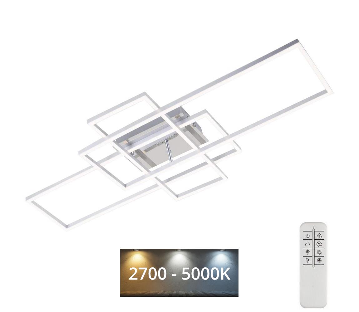 Brilo Brilo - LED Stmívatelný přisazený lustr FRAME LED/51W/230V chrom + DO 