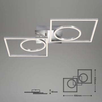 Briloner 3135-018 - LED Stmívatelné stropní svítidlo FRAME LED/43,8W/230V 3000K