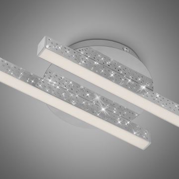 Briloner 3517-028 - LED Přisazený lustr REY 2xLED/6W/230V chrom