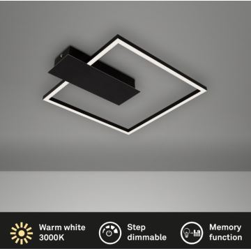 Briloner 3544-015 - LED Stmívatelné stropní svítidlo NICO LED/12W/230V černá