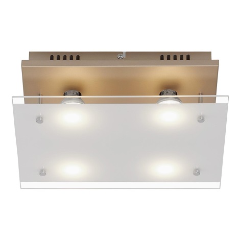 Briloner 3586-047 - LED Stropní svítidlo SMART GOLD 4xGU10/4W/230V