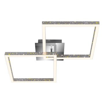 Briloner 3751-019 - LED Stmívatelné stropní svítidlo FRAME LED/20W/230V chrom