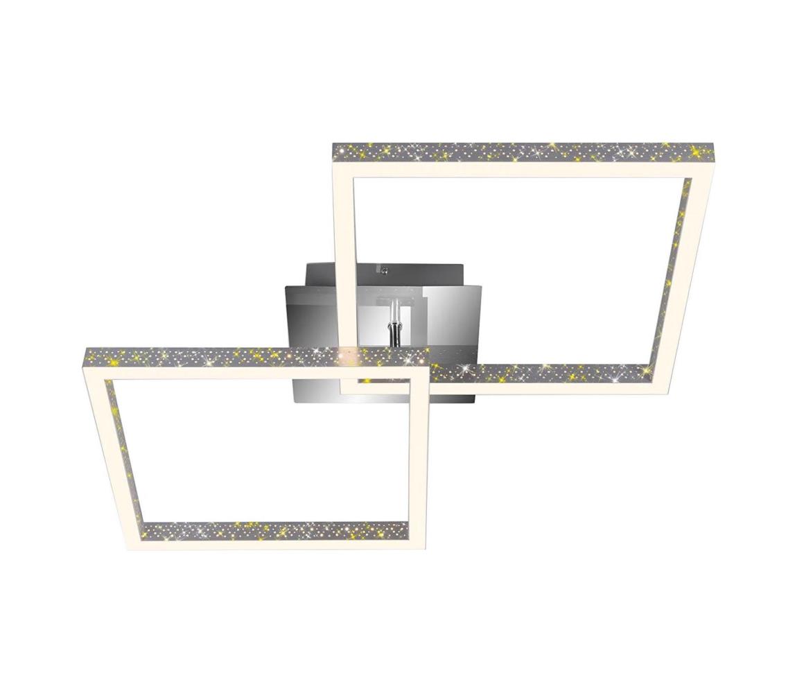 Briloner Briloner 3751-019 - LED Stmívatelné stropní svítidlo FRAME LED/20W/230V chrom 