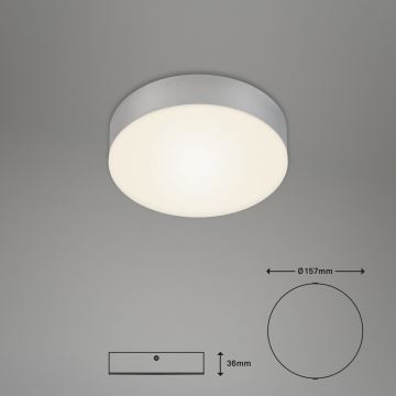 Briloner 7064014 - LED Stropní svítidlo FLAME LED/11W/230V stříbrná