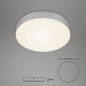 Briloner 7065-014 - LED Stropní svítidlo FLAME LED/16W/230V stříbrná
