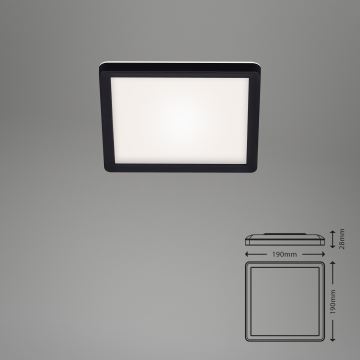 Briloner 7153-415 - LED Stropní svítidlo SLIM LED/12W/230V 19x19 cm