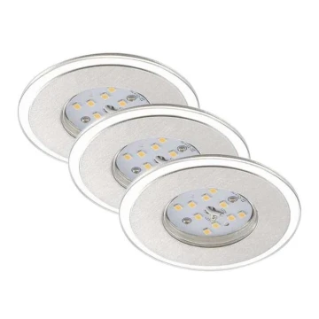 Briloner 7197-039-SADA 3x LED Stmívatelné koupelnové podhledové svítidlo LED/4,5W/230V IP44