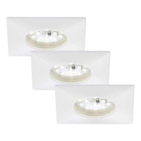 Briloner 7205-036 - SADA 3x LED Koupelnové podhledové svítidlo ATTACH LED/5W/230V IP44 bílá