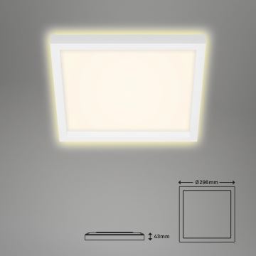 Briloner 7362-016 - LED Stropní svítidlo CADRE LED/18W/230V 29,6x29,6 cm bílá