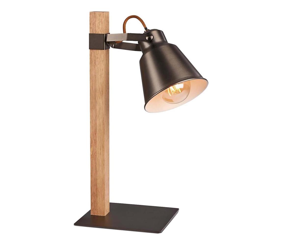 Briloner Briloner 7406-014 - Stolní lampa TALE 1xE27/25W/230V hnědá