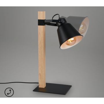 Briloner 7406-015 - Stolní lampa TALE 1xE27/25W/230V černá