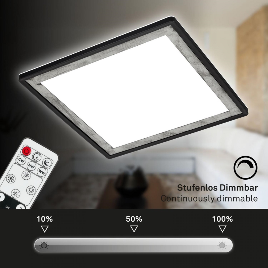 Briloner 7459-414 - LED Stmívatelné stropní svítidlo SLIM LED/22W/230V 2700-6500K + dálkové ovládání