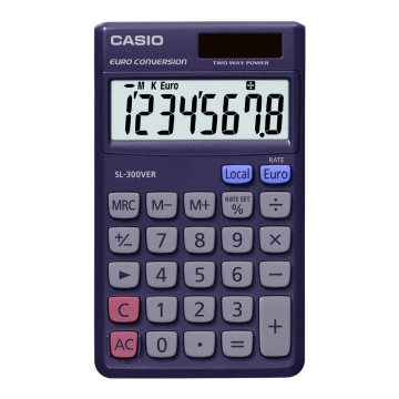 Casio - Kapesní kalkulačka 1xLR54 modrá