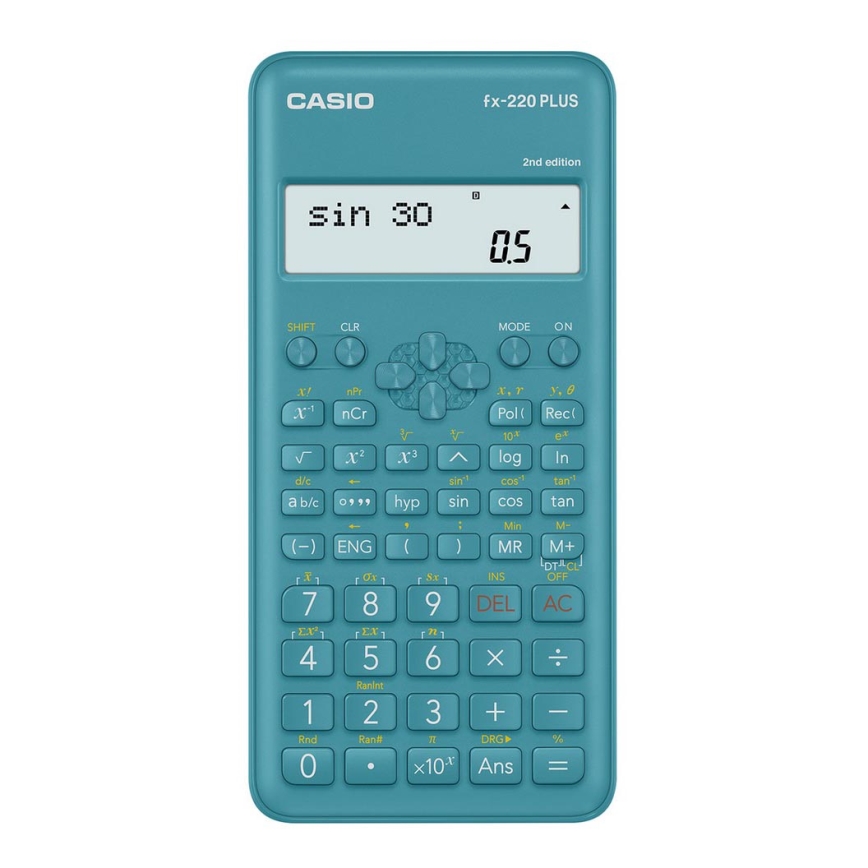 Casio - Školní kalkulačka 1xAAA tyrkysová